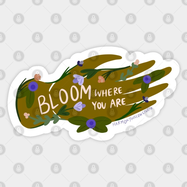 Bloom Sticker by Harmony Willow Studio